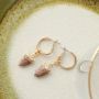 Collares y pendientes con piedras naturales