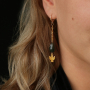 Tutorial DIY &aacute;ngeles con abalorioas faceteados gota