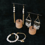 DIY tutorial: Pendientes y pulseras con perlas de agua dulce