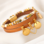 Pulseras y pendientes personalizado con los colgantes met&aacute;licos DQ letras
