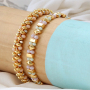 Todo esto lo podr&aacute;s hacer con los abalorios met&aacute;licos DQ duo beads: