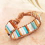 Joyer&iacute;a de verano con abalorios concha tubo