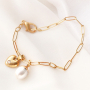 Modernas pulsera de eslabones y collares con cadena jasseron