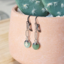 Insp&iacute;rate: con los colgantes de piedra natural puedes hacer estos pendientes