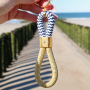 Inspiraci&oacute;n para crear llaveros a la moda con cord&oacute;n estilo marino
