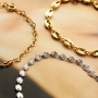 Con Jasseron de acero inoxidable, puedes crear estas joyas tan modernas: 