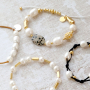 Estas pulseras se pueden hacer con la &uacute;ltima colecci&oacute;n de perlas de agua dulce