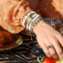 Crea joyer&iacute;a boho chic con perlas de agua dulce, rocallas, piedras naturales y conchas