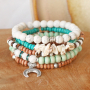 Ideas creativas para hacer pulseras de hombre y mujer con abalorios de madera