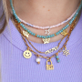 D&eacute;jate inspirar y dise&ntilde;a collares y pendientes de moda con colgantes y entrepiezas de acero inoxidable