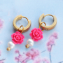 Bricolaje: Hacer joyas con abalorios rosas 
