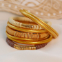 Para crear pulseras al estilo de pulseras pan de oro