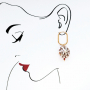 Crea pendientes personalizados con pendientes criolla en acero inoxidable
