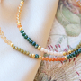 Ideas creativas para joyas con abalorios faceteados disco