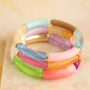 Libera tu creatividad con los abalorios acr&iacute;licos tubo para joyer&iacute;a de verano
