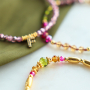 Trucos para presentar pulseras con abalorios faceteados