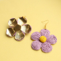 Dise&ntilde;a collares, pendientes y anillos con colgantes y fornituras de rafia