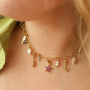 Crea bonitos collares y anillos con colgantes met&aacute;licos TQ de lat&oacute;n