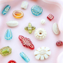 Crea joyas con abalorios acr&iacute;licos en colores oto&ntilde;ales