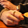 D&eacute;jate inspirar por anillos de acero inoxidable para hombre