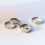 D&eacute;jate inspirar por anillos de acero inoxidable para hombre