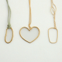 Crea collares y pendientes con colgantes de acero inoxidable