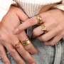 D&eacute;jate inspirar por nuestros anillos de acero inox con estilo