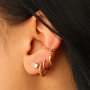 Colecci&oacute;n Statement con BY31&reg;: earcuffs con anilla(s) y pendientes de espiral